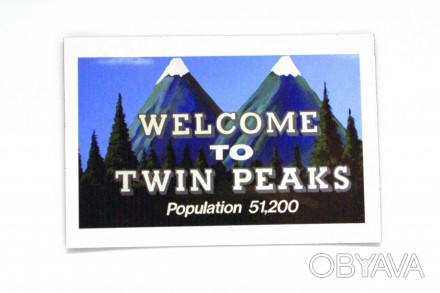 Магнит на холодильник Welcome to Twin Peaks.

Памятная вещица для любителей Тв. . фото 1