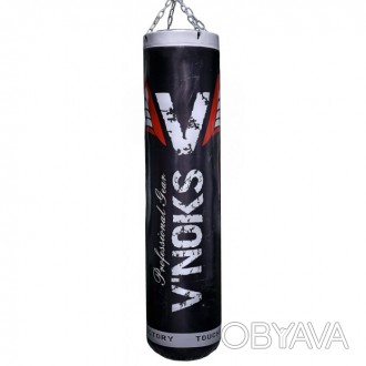Боксерский мешок V`Noks (Винокс) Boxing Machine Black 1.5 м, 50-60 кг - изготовл. . фото 1