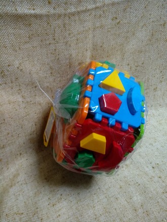 Куб "Умный - малыш" шестигранный - яркая развивающая игрушка для малышей. Грани . . фото 3