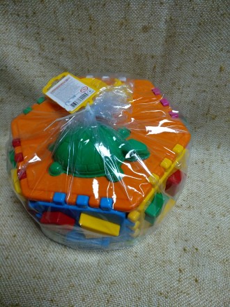Куб "Умный - малыш" шестигранный - яркая развивающая игрушка для малышей. Грани . . фото 2