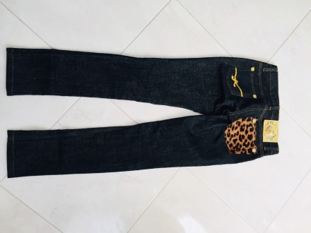 Очень красивые джинсы. Ткань с золотым отливом. 27 размер. Примерка м.Олимпийска. . фото 6