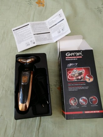 Продам бритву Gemei  GM-8010 Новая. Продаю по ненадобности, подарок.. . фото 8