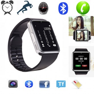Смарт часы с цветным 1,54″ сенсорным экраном, поддерживает sim карт, Bluetooth. . . фото 4