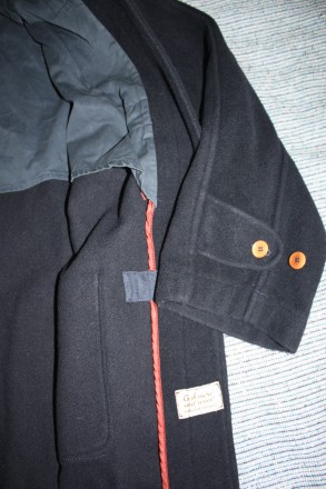 Продам отличное пальто Даффлкот Daniel Dodd XL (52). цвет - темно синий (воронье. . фото 5