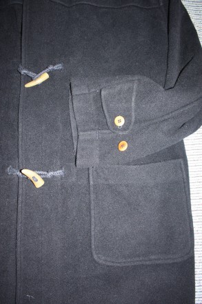 Продам отличное пальто Даффлкот Daniel Dodd XL (52). цвет - темно синий (воронье. . фото 3
