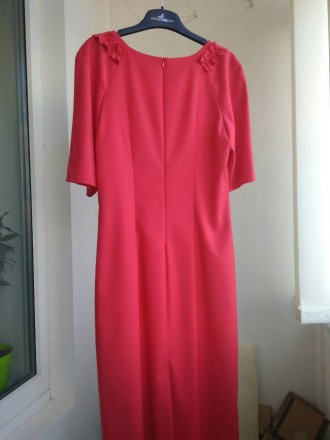 Вечернее фирменное розовое платье Cat Orange, по спине молния, внизу шлица, рука. . фото 5