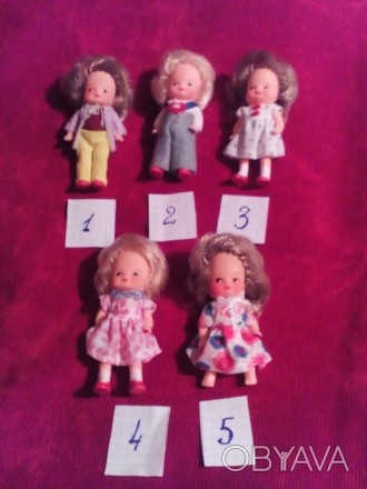 Куколки пупсики производства ГДР, 1980- гг, голова, руки и ноги двигаются, длина. . фото 1