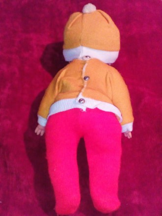 Кукла пупс, голова и туловище мягкие резиновые, голова, руки, ноги могут двигать. . фото 5