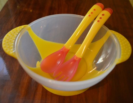 Предлагаю наборы детской посуды для кормления малыша с термодатчиком (когда темп. . фото 5