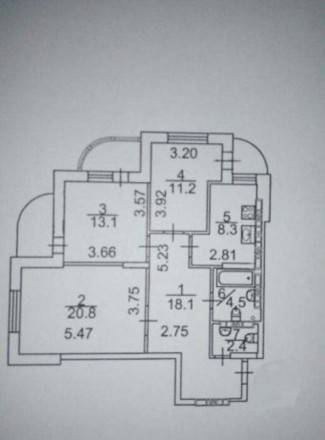 3-комнатная квартира по адресу Калнышевского, 7 (Майорова) на 5 этаже. 3-комнатн. . фото 3