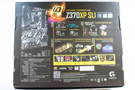 Материнська плата GIGABYTE Z370XP SLI (rev. 1.0) LGA 1151 Intel Z370 HDMI SATA 6. . фото 5