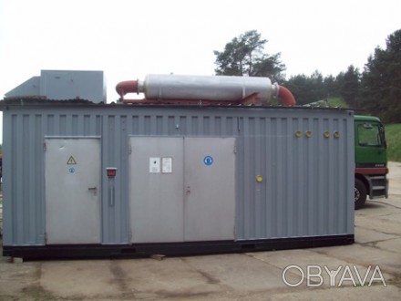 Электрогенератор Б/У дизельный в контейнере MTU (mercedes maybach M.A.N ) 800 kW. . фото 1