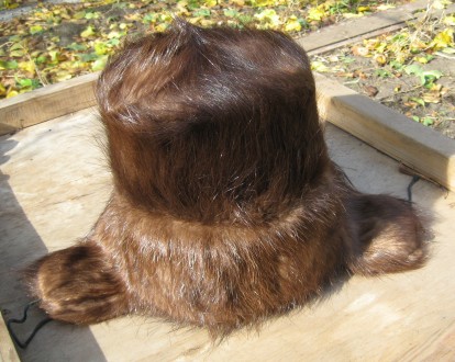 Новая зимняя мужская шапка из меха нутрии.
Мех красивого благородного коричнево. . фото 7