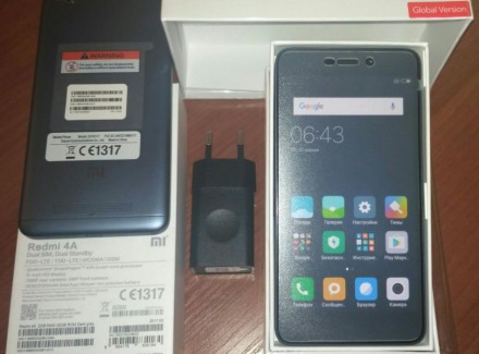 Xiaomi Redmi 4X 3/32 Гб 
BLACK - 3904 грн
Наличие

Xiaomi Redmi 4A 
2/32 Гб. . фото 2