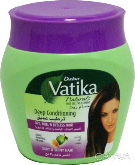 Маска для сухих волос Dabur VATIKA Virgin Olive Deep Conditioningсоздана на нату. . фото 1