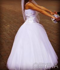 Продам единственное в своём роде свадебное платье! Состояние идеальное, выглядит. . фото 2