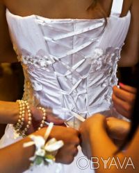 Продам единственное в своём роде свадебное платье! Состояние идеальное, выглядит. . фото 4