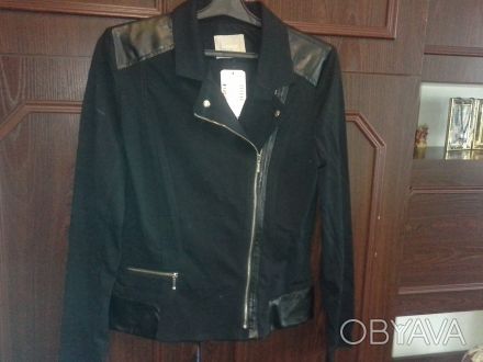 Новый, черный пиджак, размер 46.. . фото 1