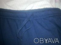 емно синие спортивные штаны Switcher плотные х/б размер 48-50, длина 101см, новы. . фото 3
