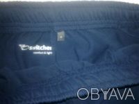 емно синие спортивные штаны Switcher плотные х/б размер 48-50, длина 101см, новы. . фото 2