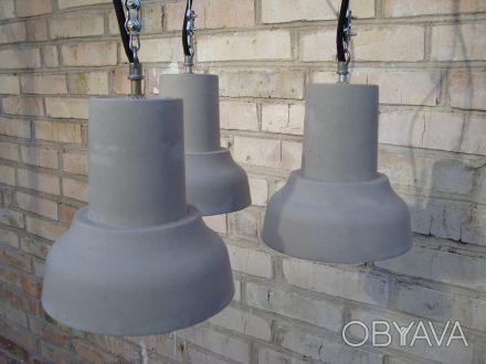 www.loft60.com
Подвесной дизайнерский светильник из бетона на одну лампочку. Св. . фото 1