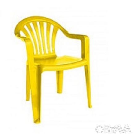 Кресло "Луч" изготовлено из полипропилена. 
Поскольку мебель из пластика не бои. . фото 1