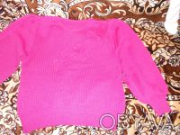 Модная женская кофта р. 48 - 50 розового цвета,узор по всей кофте.. Цена 50 грн . . фото 5