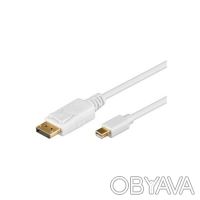 Mini DisplayPort-to DisplayPort кабель.
Кабель Mini DisplayPort – DisplayPort –. . фото 2