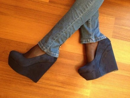 Туфли темно синие. . фото 4