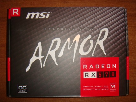 Продам ,MSI Radeon RX 570 Armor 4G
Рабочая 100% ,не вскрывалась заводская пломб. . фото 4