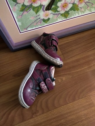 Утепленные ботиночки ARIAL на размер 19, полная длина стельки 12см, но на ножку . . фото 5