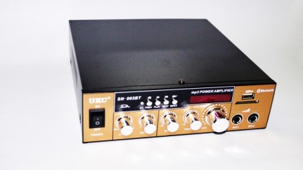 Усилитель звука UKC SN-003BT FM USB Bluetooth + Караоке 
Усилитель UKC SN-003BT. . фото 7