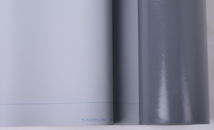 Эластичная ПВХ-мембрана толщиной 1,2 мм или 1,5 мм, армированная стеклохолстом.
. . фото 3