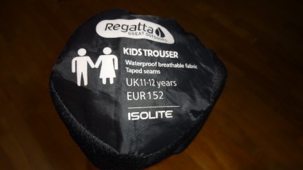 Непромокаемые дышащие походные штаны британского бренда Regatta Isolite Great Ou. . фото 6