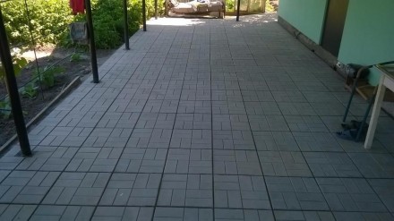 Тротуарная плитка 40х40х5см "8 Кирпичей" 
(подходит для автомобильных площадок . . фото 5