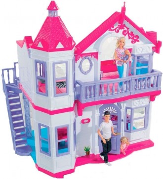 Прекрасный двухэтажный дом для куклы Штеффи! 

Здесь есть все, что необходимо . . фото 7