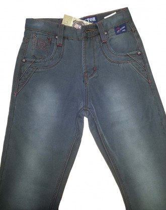 Продам серые утепленные джинсы на флисе. Замеры : по поясу 70 см, рост 100, высо. . фото 2