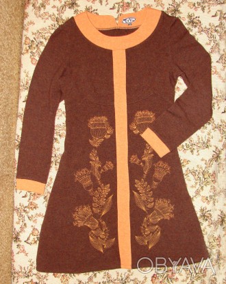 Платье Eris 38 р., шерсть, в отличном состоянии
Без скаток, ношено мало.
Замер. . фото 1