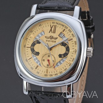 Стильные, оригинальные механические часы от ТМ WINNER.

Код товара: 10140

О. . фото 1