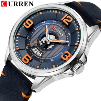 Оригинальные и стильные кварцевые мужские наручные часы от ТМ CURREN.

Характе. . фото 2