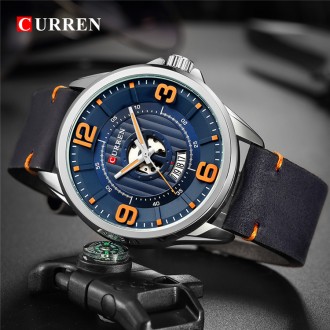 Оригинальные и стильные кварцевые мужские наручные часы от ТМ CURREN.

Характе. . фото 5