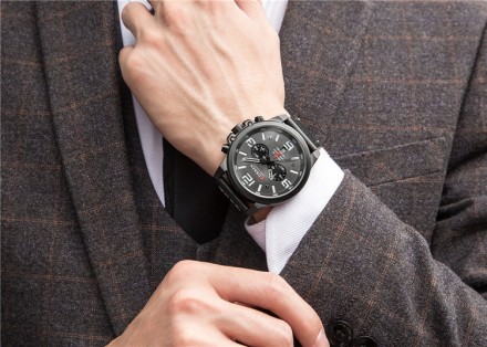 Стильные, яркие, удобные мужские часы от производителя Curren.

Описание и хар. . фото 6