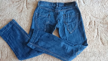 Прямые джинсы на низкой посадке, плотные на осенне-зимний период, производство И. . фото 1
