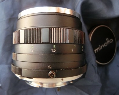 Minolta PF 58 mm f/ 1.4 - светосильный объектив для 35мм пленочных зеркальных фо. . фото 8