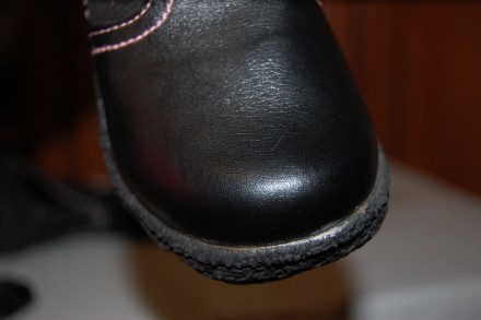 Стильные теплые демисезонные ботиночки для девочки STUPS 
Размер: 24 (15.5-16см. . фото 3