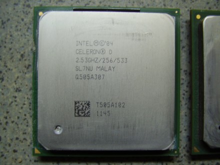 Socket 478 
Intel® Celeron® D Processor 325 (256K Cache, 2.53 GHz, 533 MHz FSB). . фото 2