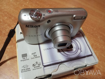 Nikon Coolpix L31, техническое состояние отличное, полностью без глюков. Корпус . . фото 1