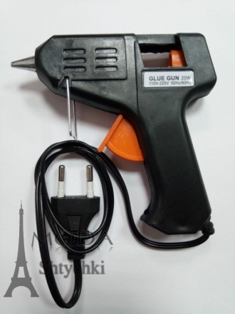 Пистолет клеевой электрический, предназначен для склеивания керамики, бумаги, ка. . фото 3