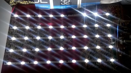 Продам подсветку к ТВ Самсунг.
Планка из 9 3-х вольтовых светодиода.
4 планки . . фото 3