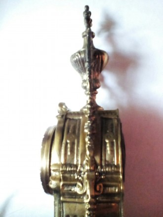Часы каминные с маятником из бронзы производства Германии. Очень красивого дизай. . фото 5